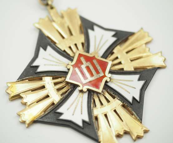 Litauen: Orden des Großfürsten Gediminas, 1. Modell (1927-1930), Großkreuz Kleinod. - фото 2