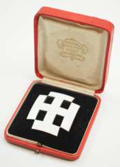 Österreich: Ehrenzeichen für Verdienste um die Republik Österreich (1922-1934) bzw. Österreichischer Verdienstorden (1934-1938), Offizierskreuz, im Etui.