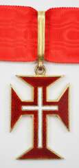 Portugal: Militärischer Orden unseres Herrn Jesus Christus, 2. Modell (1789-1910), Komtur Kreuz.