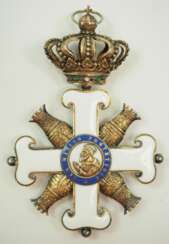 San Marino: Zivil- und Militärverdienstorden vom heiligen Marinus, 1. Modell, Großkreuz Kleinod.