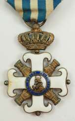 San Marino: Zivil- und Militärverdienstorden vom heiligen Marinus, 1. Modell, Ritterkreuz.