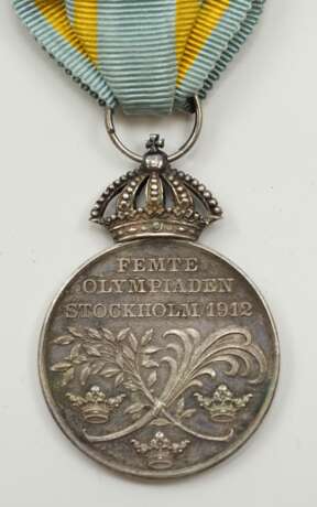 Schweden: Verdienstmedaille der 5. Olympischen Spiele, Stockholm 1912. - photo 3