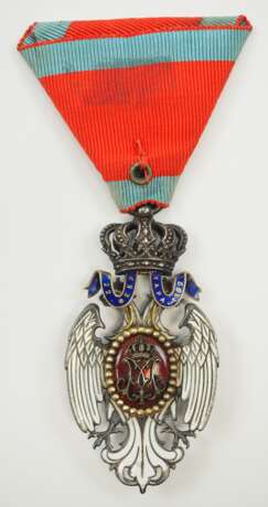 Serbien: Orden des Weißen Adler, 1. Modell (1883-1903), 5. Klasse. - photo 3