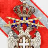 Serbien: Orden des Weißen Adler, 2. Modell (1903-1941), 3. Klasse mit Schwertern. - фото 1