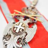Serbien: Orden des Weißen Adler, 2. Modell (1903-1941), 3. Klasse mit Schwertern. - фото 2