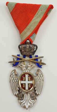 Serbien: Orden des Weißen Adler, 2. Modell (1903-1941), 5. Klasse mit Schwertern. - фото 1
