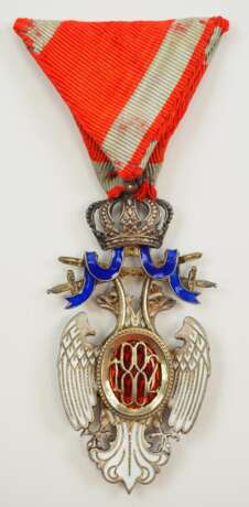 Serbien: Orden des Weißen Adler, 2. Modell (1903-1941), 5. Klasse mit Schwertern. - фото 3
