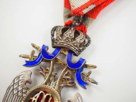 Serbien: Orden des Weißen Adler, 2. Modell (1903-1941), 5. Klasse mit Schwertern. - фото 4