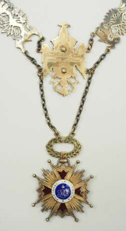 Spanien: Orden Isabella der Katholischen, 3. Modell (1875-1931), Kette für Fernando León y Castillo, Marqués de Muni. - photo 5