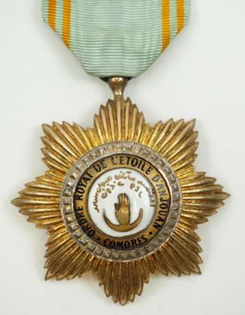 Komoren: Orden des Stern von Anjouan, Ritterdekoration. - Foto 1