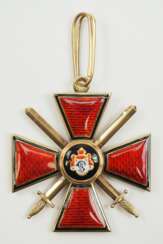Russland: St. Wladimir Orden, 3. Klasse mit Schwertern - AK.