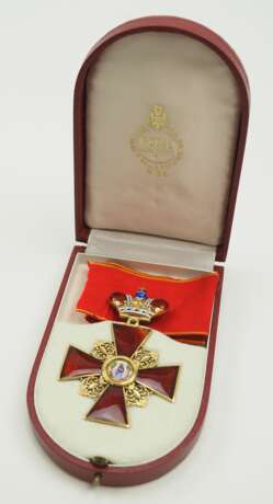 Russland: Orden der heiligen Anna, 2. Modell (1810-1917), 1. Klasse Kleinod mit Krone, im Etui. - photo 4