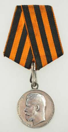 Russland: Kleine Medaille für Eifer, Nikolaus II., in Silber. - Foto 1