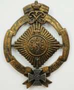 Übersicht. Russland: Abzeichen des 13. Militärordens-Dragonerregiments, für Mannschaften.