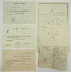 Braunschweig: Urkundennachlass eines Kanonier im Fußartillerie-Regiment Nr. 10.