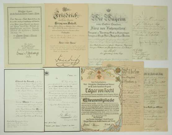 Preussen: Urkundennachlass eines Rittmeisters, Adjutant der 1. Garde-Dragoner-Regiment "Königin Viktoria von Großbritannien und Irland" / 3. Garde-Kavallerie-Brigade / des Armee-Oberkommando 11, komdt. zur Ang… - photo 1