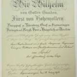 Preussen: Urkundennachlass eines Rittmeisters, Adjutant der 1. Garde-Dragoner-Regiment "Königin Viktoria von Großbritannien und Irland" / 3. Garde-Kavallerie-Brigade / des Armee-Oberkommando 11, komdt. zur Ang… - photo 5