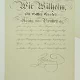 Preussen: Urkundennachlass eines Major des Westfälischen Füsilier-Regiment No 37 und Direktor der Kriegsschule zu Cassel. - photo 2