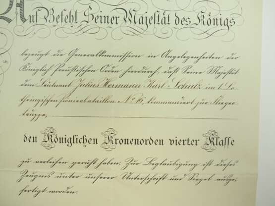 Preussen: Urkundengruppe eines Hauptmann und Staffelführer beim Kampfgeschwader No 1 / Führer der Kampfstaffel 5. - photo 3