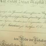 Preussen: Königlicher Hausorden von Hohenzollern, Adler der Inhaber Urkunde für den Lehrer, Kantor und Organisten zu Leuthen. - photo 2