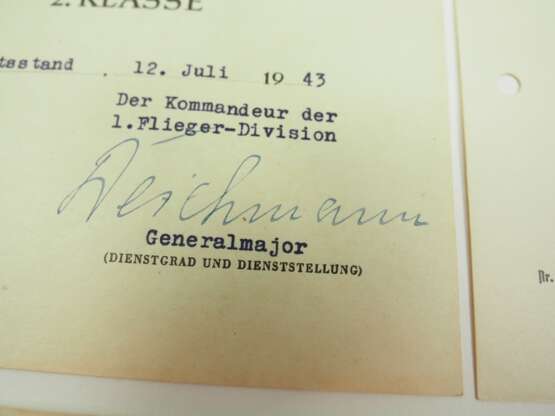 Urkundennachlass eines Gefreiten und Kampffliegers der 1. Flieger-Division / Luftflotte 6. - photo 3