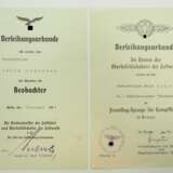 Dokumentennachlass eines Unteroffizier der 8./ KG Hindenburg 1 - Fliegererinnerungsabzeichen. - photo 7