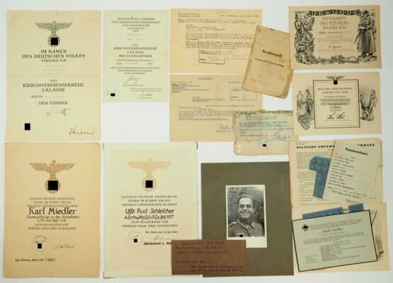 3. Reich: Urkunden Lot. - photo 1