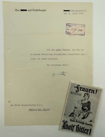 Hitler, Adolf - Widmungsbild. - фото 1