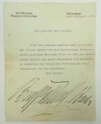 Autographes et lettres. Krupp von Bohlen und Halbach, Gustav.