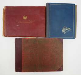 Württemberg: Lot Fotoalben Infanterie-Regiment „Alt-Württemberg“ (3. Württembergisches) Nr. 121 - 3 Exemplare.