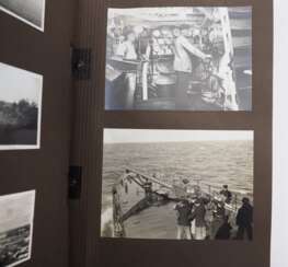 Reichsmarine: Fotoalbum eines Matrosen auf dem Torpedoboot Greif.