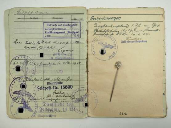 Wehrmacht: Nachlass eines Feldpostmeisters der Haupt-Feldpostleitstelle 4. - photo 2