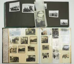 Wehrmacht: Lot Fotoalben - 2 Exemplare.