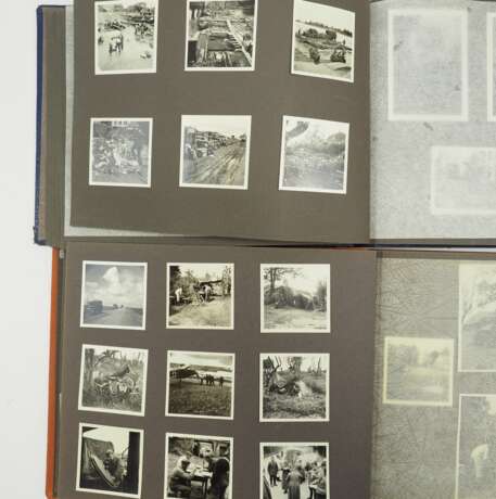 Luftwaffe: 2 Fotoalben eines Offiziers - West- und Ostfront. - Foto 3