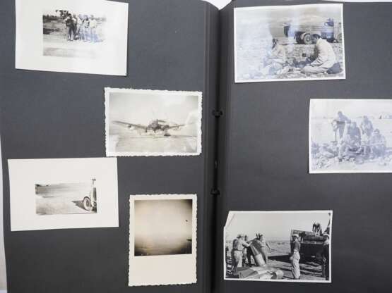Luftwaffe: 3 Fotoalben eines Angehörigen des Jagdgeschwaders Richthofen. - Foto 5