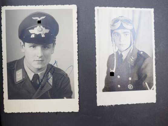 Luftwaffe: 3 Fotoalben eines Angehörigen des Jagdgeschwaders Richthofen. - Foto 6