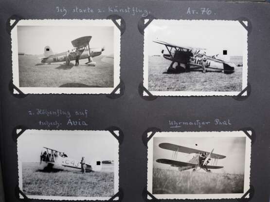 Luftwaffe: 3 Fotoalben eines Angehörigen des Jagdgeschwaders Richthofen. - Foto 7