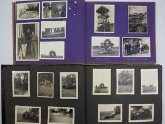 Luftwaffe: Lot Fotoalben Flak - 2 Exemplare.