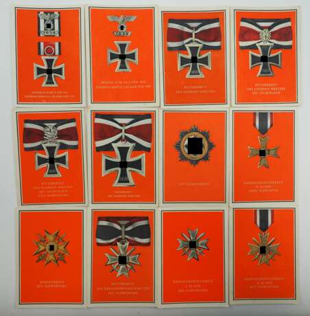 3. Reich: Propaganda Postkarte "Die Kriegsorden des Grossdeutschen Reiches" - 12 Exemplare. - photo 1