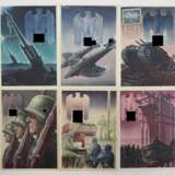 3. Reich: Propaganda Postkarte "Die Deutsche Wehrmacht" - 6 Exemplare. - Foto 1