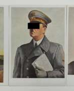 Overview. 3. Reich: Propaganda Postkarte &quot;Der Führer im Gelände&quot; - 3 Exemplare.