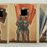 3. Reich: Propaganda Postkarte "Tag der Deutschen Polizei" - 3 Exemplare. - photo 1