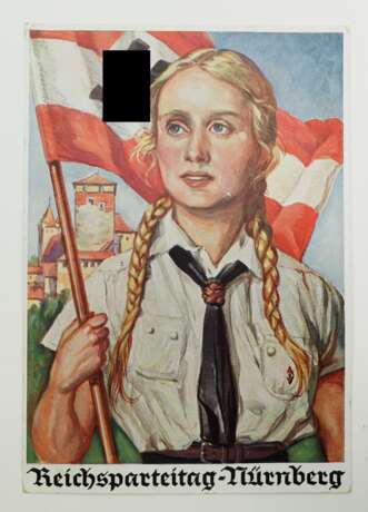 3. Reich: Propaganda Postkarte Reichsparteitag Nürnberg 1936. - photo 1