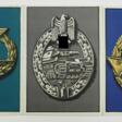 3. Reich: Propaganda Postkarte &quot;Symbole der Ehre&quot; - 3 Exemplare. - Maintenant aux enchères