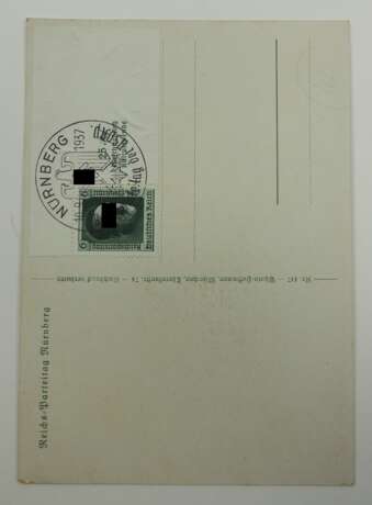 3. Reich: Propaganda Postkarte Reichsparteitag Nürnberg 1937. - Foto 2