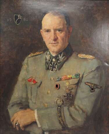 Josef "Sepp" Dietrich: Hagemann, Oskar (1888-1984): Sepp Dietrich - Bruststück. - photo 1