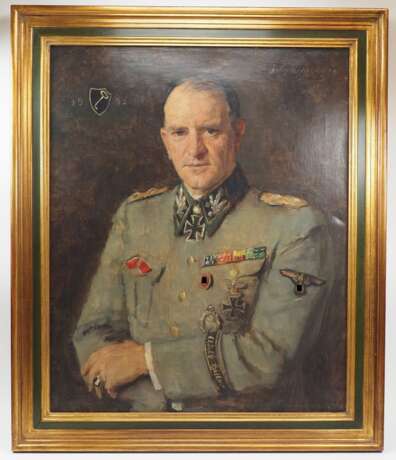 Josef "Sepp" Dietrich: Hagemann, Oskar (1888-1984): Sepp Dietrich - Bruststück. - photo 2