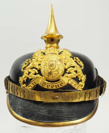 Bayern: Pickelhaube für Offiziere, im Koffer. - photo 2