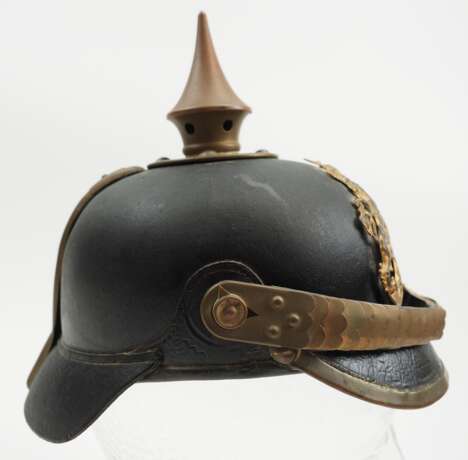 Bayern: Pickelhaube für Mannschaften im Königlich Bayerisches 20. Infanterie-Regiment „Prinz Franz“. - photo 3