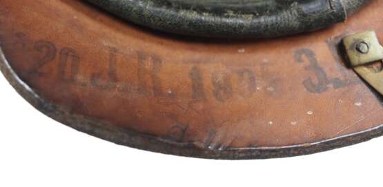 Bayern: Pickelhaube für Mannschaften im Königlich Bayerisches 20. Infanterie-Regiment „Prinz Franz“. - photo 6